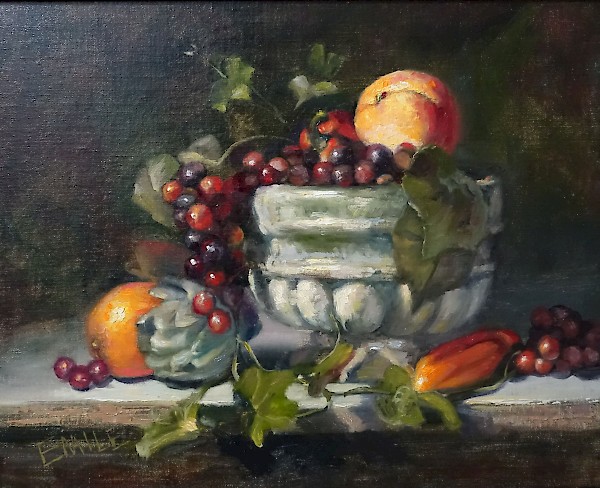 Still Life with Fruit by EMILE (unframed view)